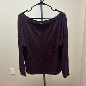 Express Deep Purple Knit Top